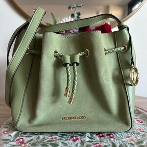 Michael Kors Olive Green Shoulder Bag